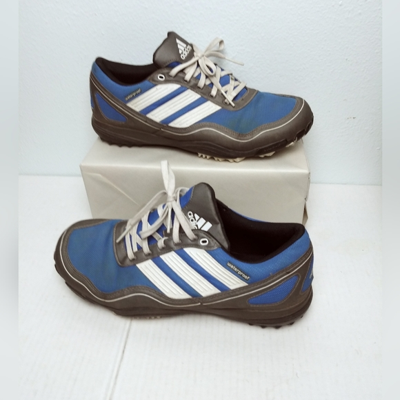 Adidas Men's Size 10 promotion Spikeless Sport Golf ShoesBlue